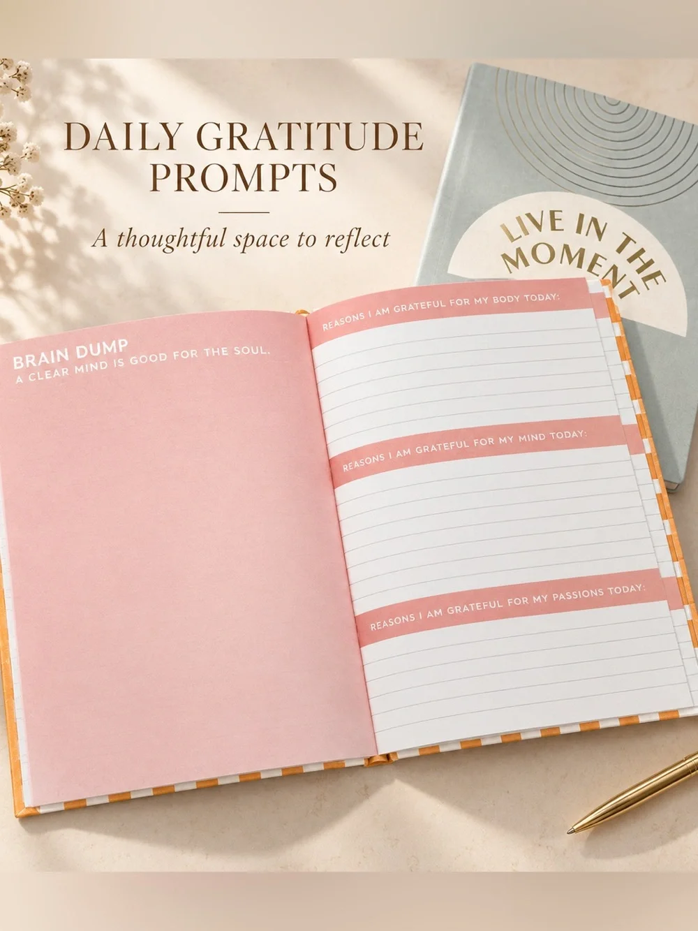 Set of 2 Guided Journals - Gratitude & Mindfulness